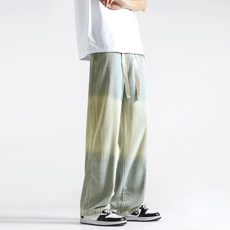 Men Relaxed Fit Mid-Rise Retro Denims Jeans