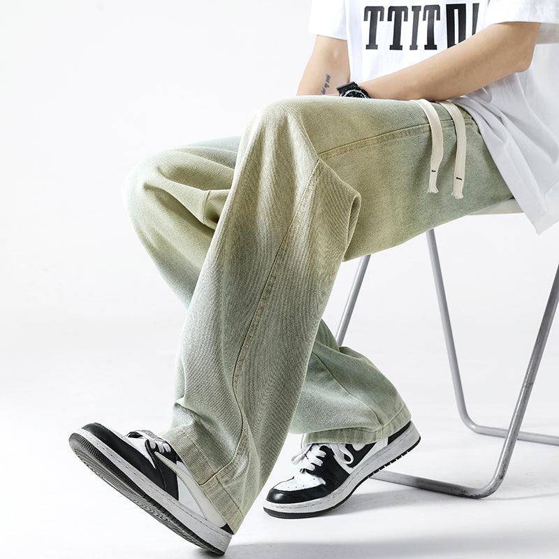Men Relaxed Fit Mid-Rise Retro Denims Jeans