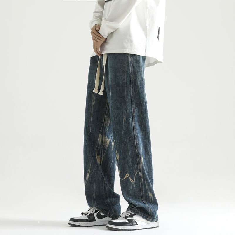 Men Relaxed Fit Mid-Rise Heavy Fade Jeans