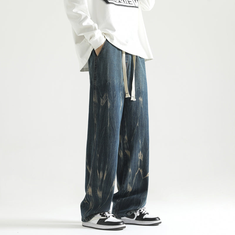 Men Relaxed Fit Mid-Rise Heavy Fade Jeans