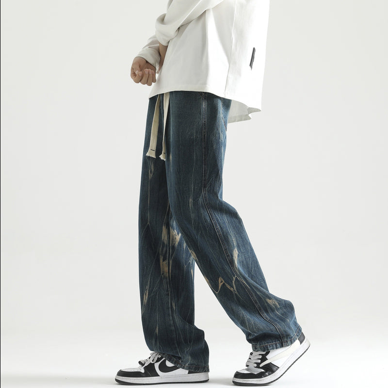 Men Relaxed Fit Mid-Rise Heavy Fade Jeans