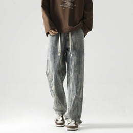 Men Relaxed Fit Cotton Jeans