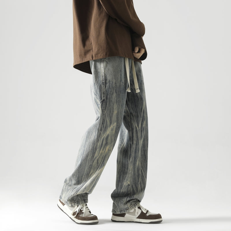 Men Relaxed Fit Cotton Jeans