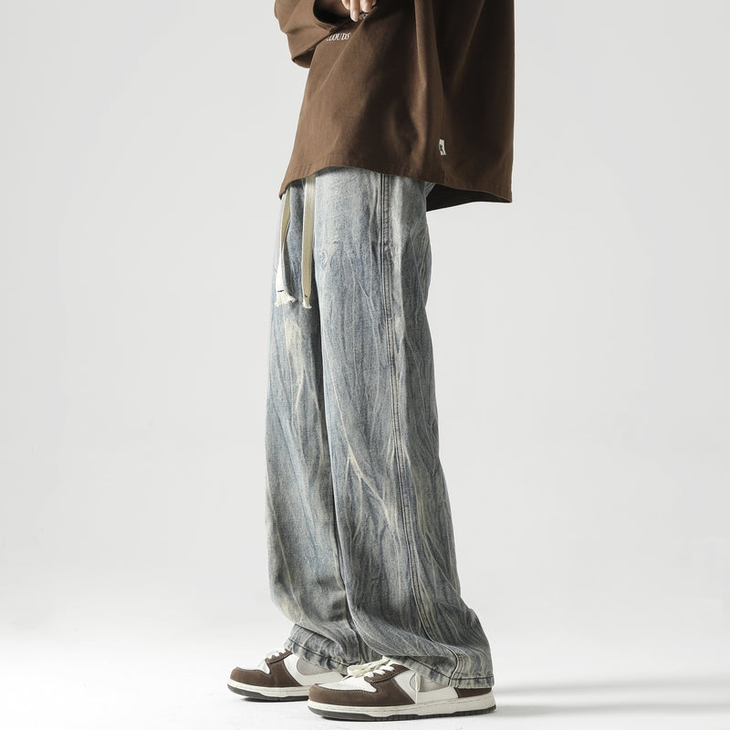 Men Relaxed Fit Cotton Jeans
