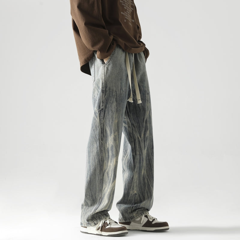 Men Relaxed Fit Cotton Jeans