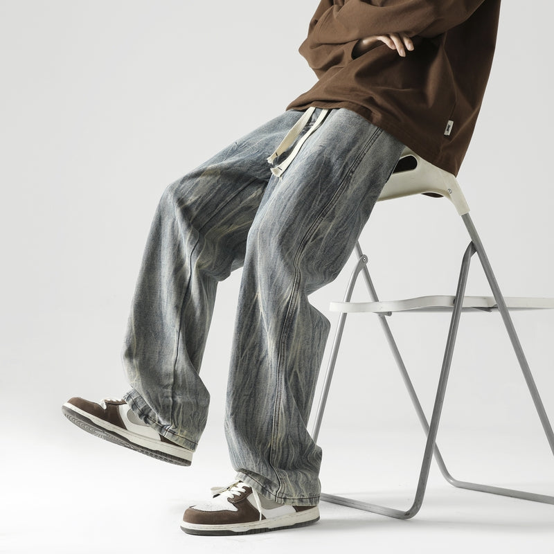 Men Relaxed Fit Cotton Jeans