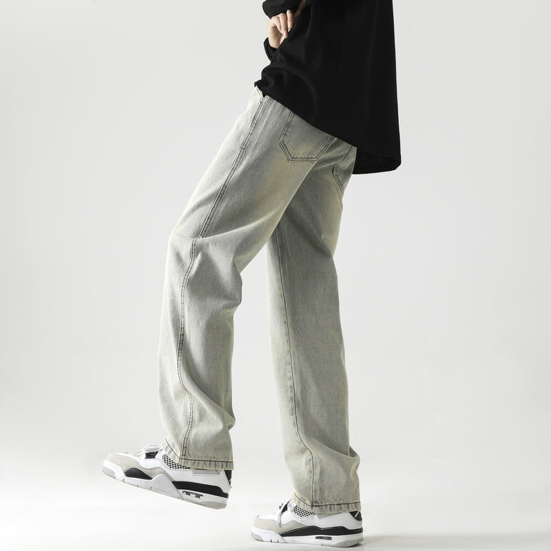 Men Relaxed Fit Mid-Rise Light Fade Jeans
