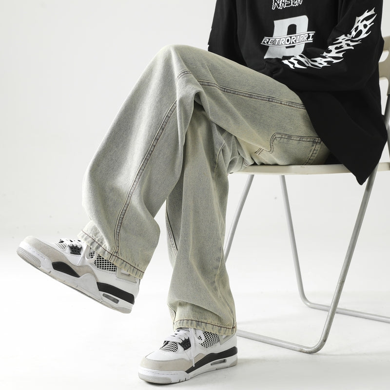Men Relaxed Fit Mid-Rise Light Fade Jeans