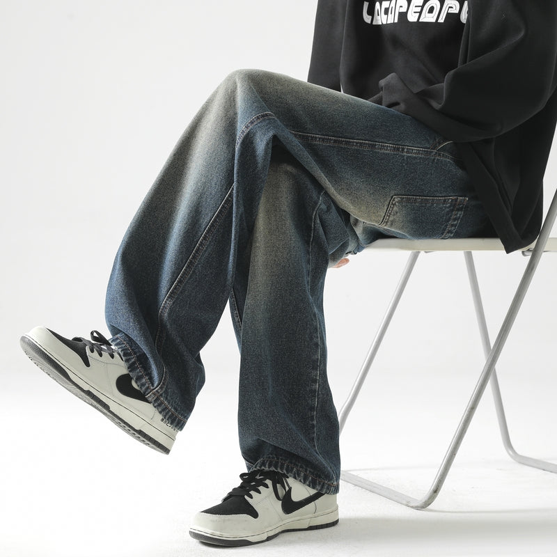 Men Relaxed Fit Mid-Rise Light Fade Jeans