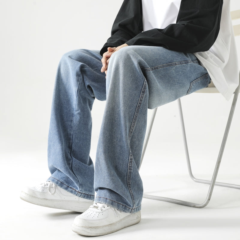Men Relaxed Fit Mid-Rise Light Fade Jeans
