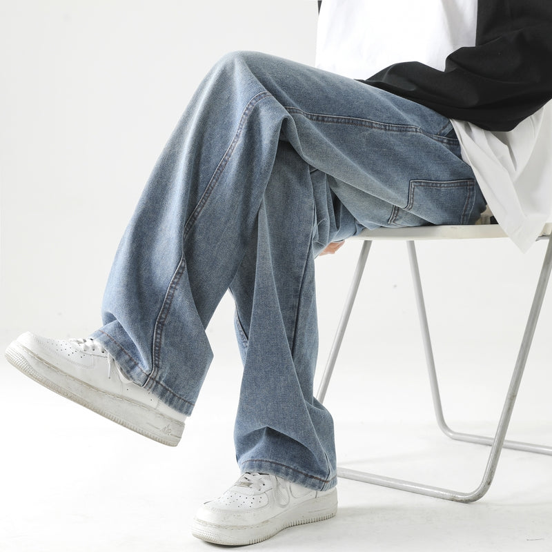 Men Relaxed Fit Mid-Rise Light Fade Jeans