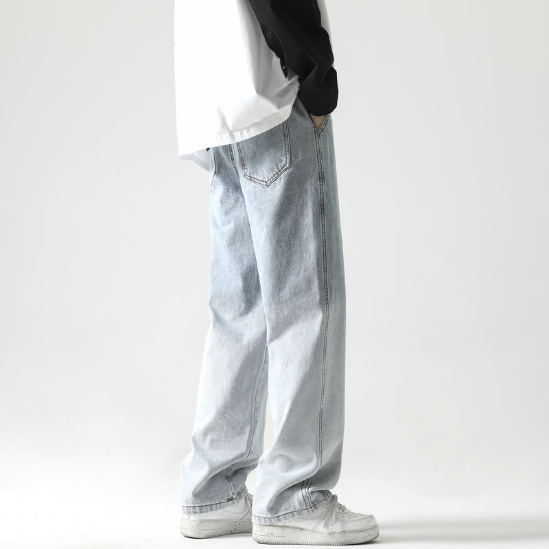 Men Relaxed Fit Mid-Rise Light Fade Jeans