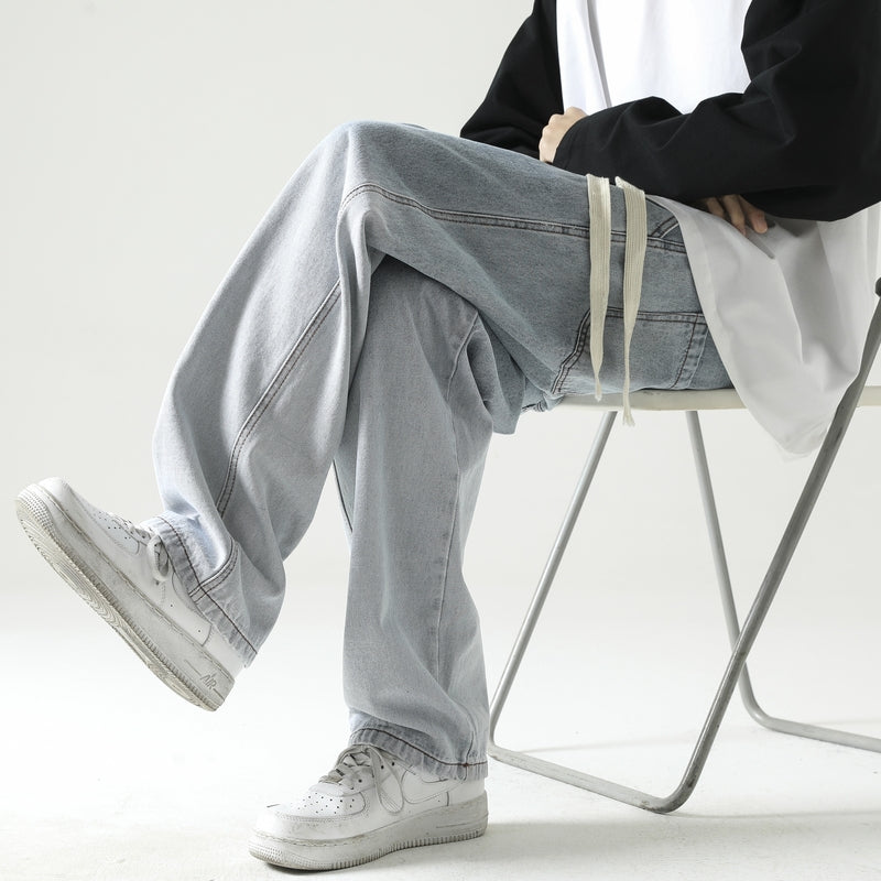 Men Relaxed Fit Mid-Rise Light Fade Jeans