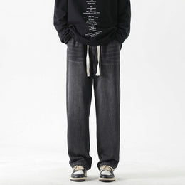 Men Straight Fit Mid-Rise Light Fade Jeans