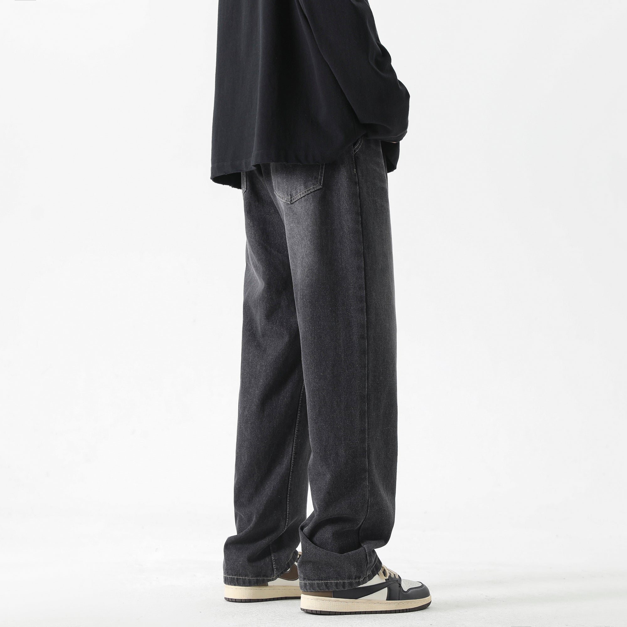 Men Straight Fit Mid-Rise Light Fade Jeans