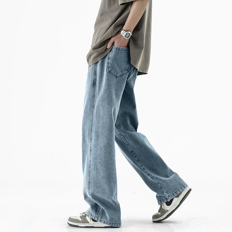 Men Relaxed Fit Cotton Jeans
