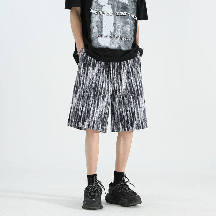 Men Printed Low-Rise Shorts