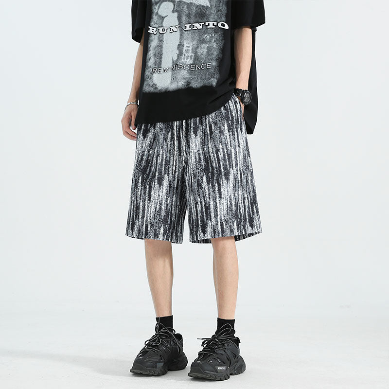 Men Printed Low-Rise Shorts