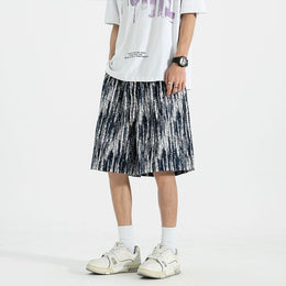 Men Printed Low-Rise Shorts
