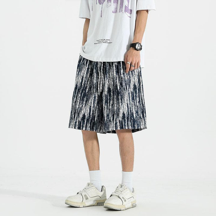 Men Printed Low-Rise Shorts