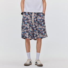 Men Conversational Printed Low-Rise Rapid-Dry Shorts
