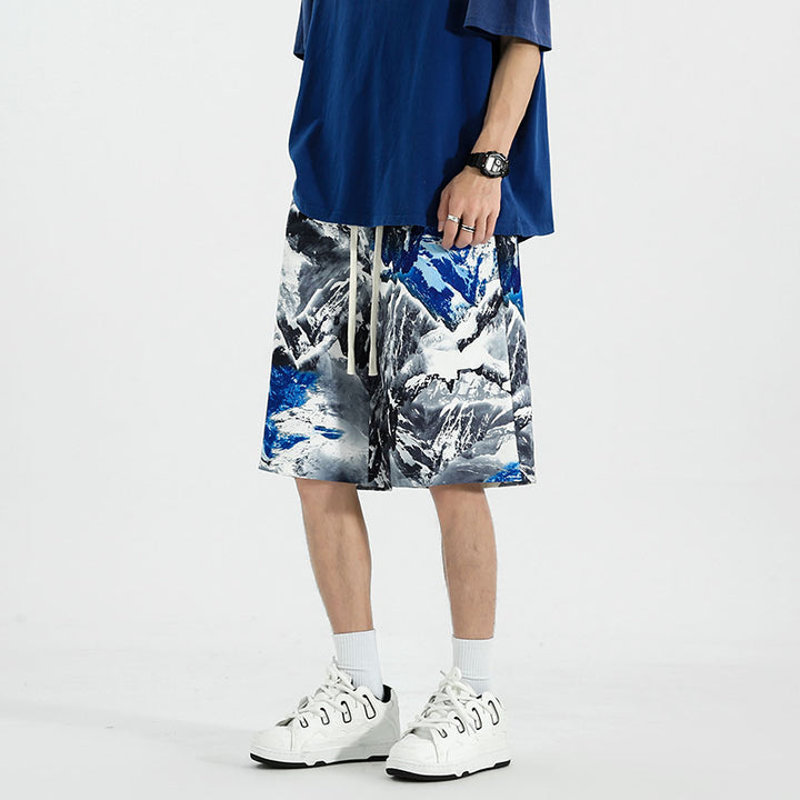 Men Printed Relaxed Fit Shorts