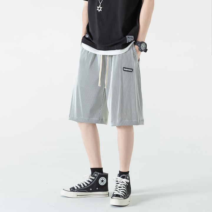 Men Printed Low-Rise Shorts