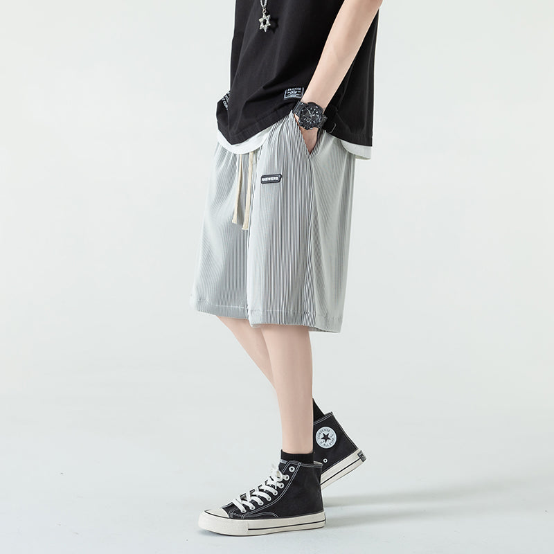 Men Printed Low-Rise Shorts