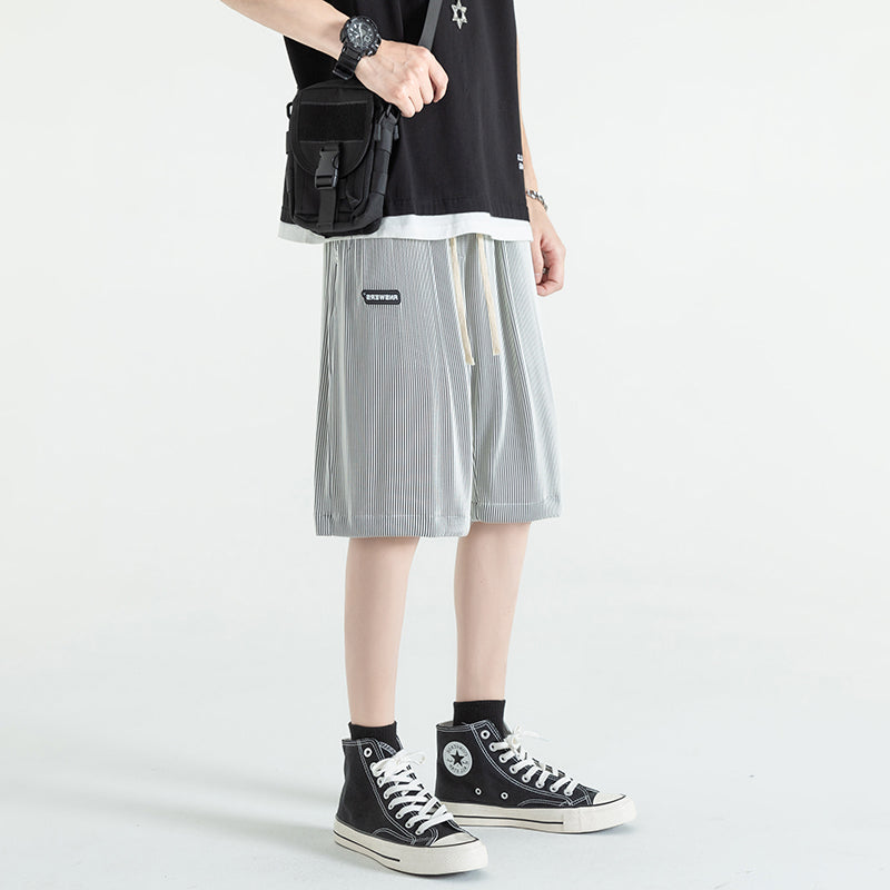 Men Printed Low-Rise Shorts