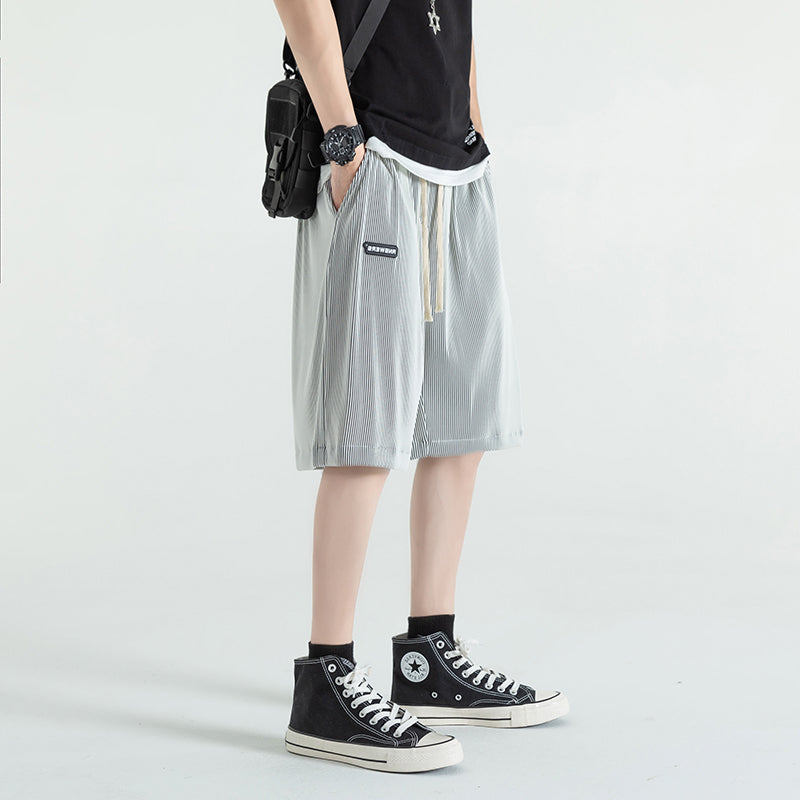 Men Printed Low-Rise Shorts