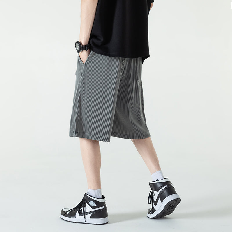 Men Printed Low-Rise Shorts
