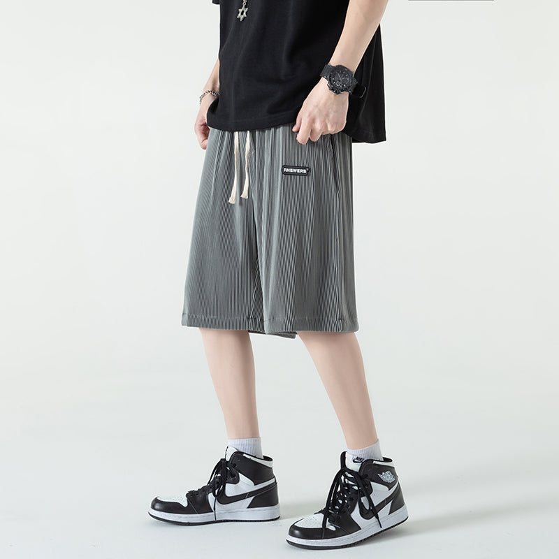 Men Printed Low-Rise Shorts