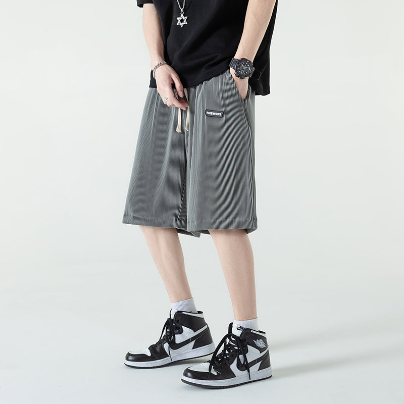 Men Printed Low-Rise Shorts