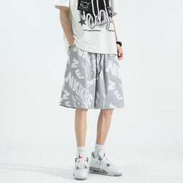 Men Typography Printed Regular Fit Rapid-Dry Low-Rise Shorts
