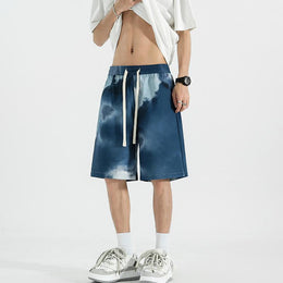 Men Printed Low-Rise Shorts