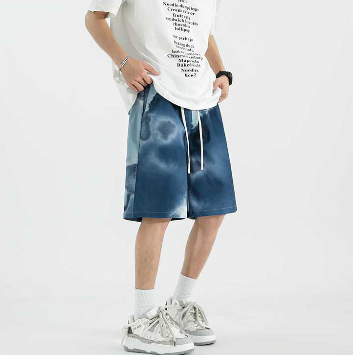 Men Printed Low-Rise Shorts
