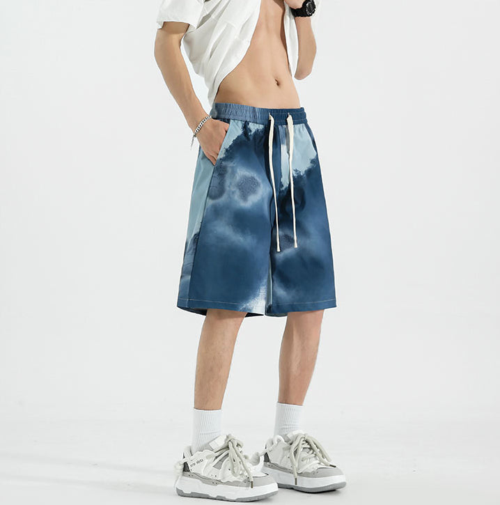 Men Printed Low-Rise Shorts