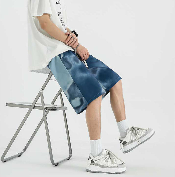 Men Printed Low-Rise Shorts