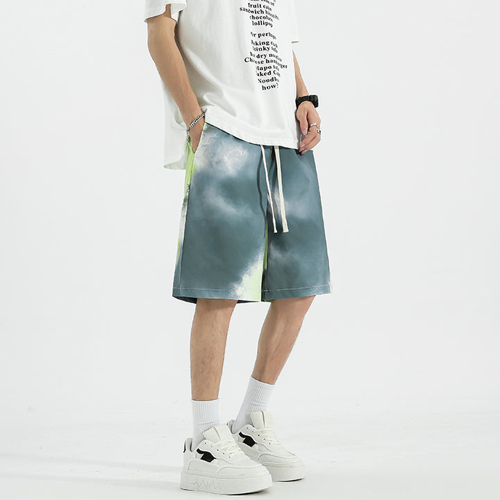 Men Printed Low-Rise Shorts