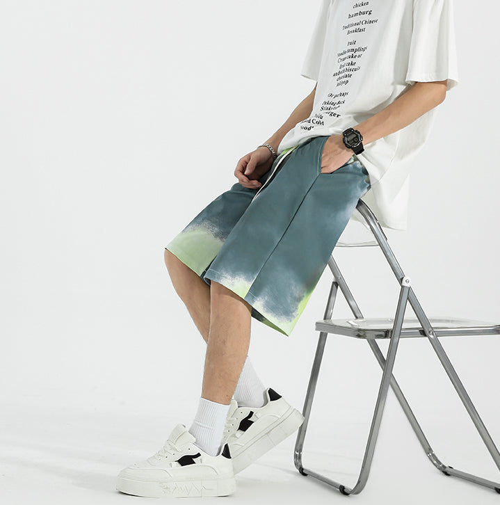 Men Printed Low-Rise Shorts