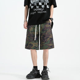 Men Printed Low-Rise Shorts