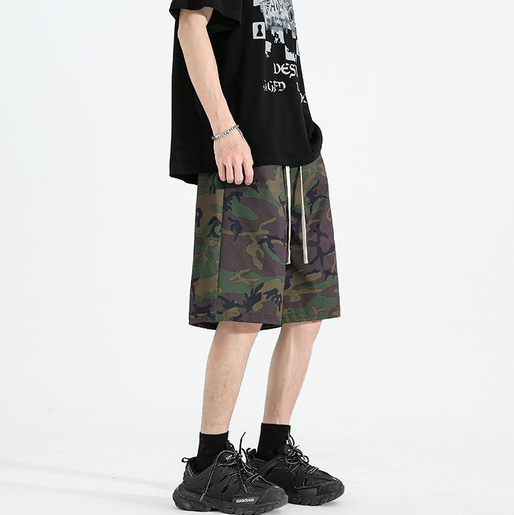 Men Printed Low-Rise Shorts
