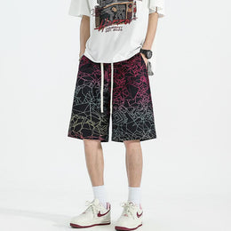 Men Printed Low-Rise Shorts