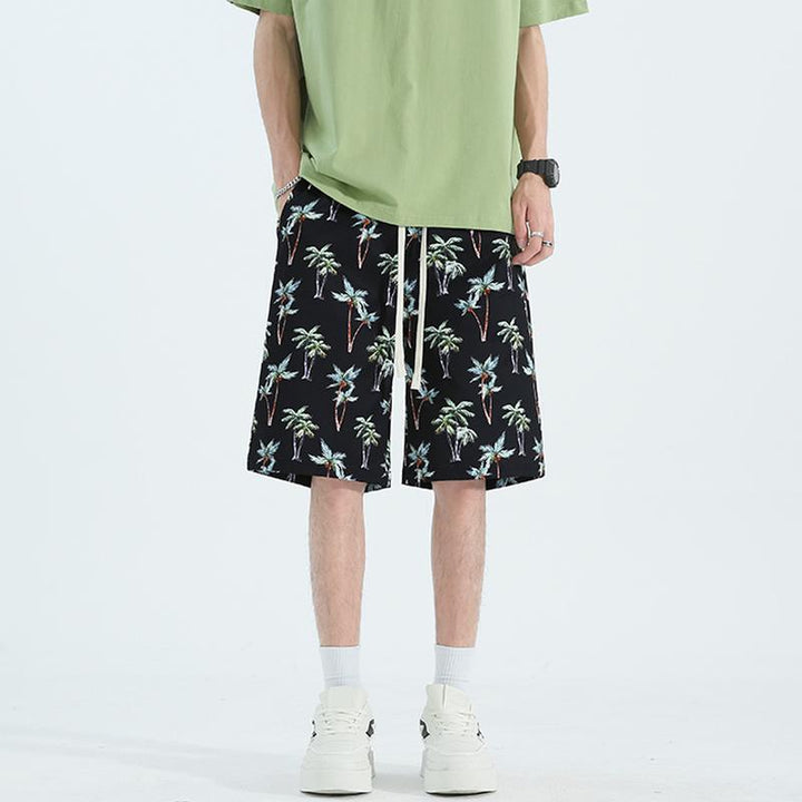 Men Floral Printed Low-Rise Shorts