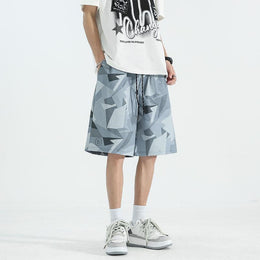 Men Printed Regular Fit Low-Rise Shorts