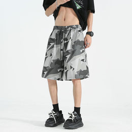 Men Printed Low-Rise Shorts