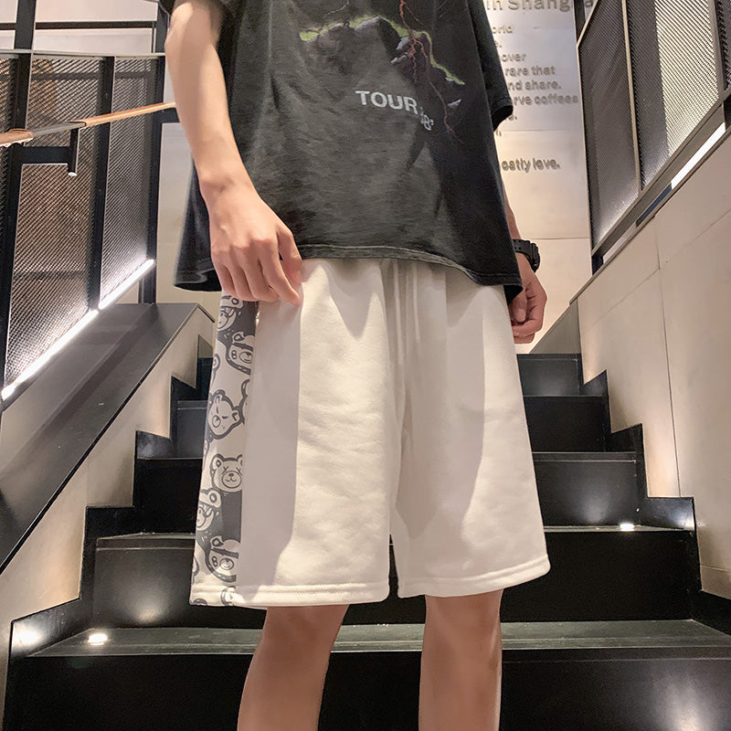Men Animal Printed Low-Rise Shorts