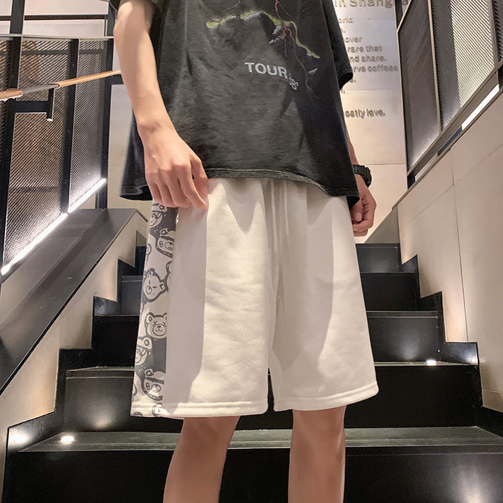 Men Animal Printed Low-Rise Shorts