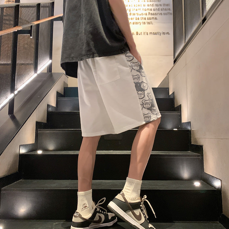 Men Animal Printed Low-Rise Shorts