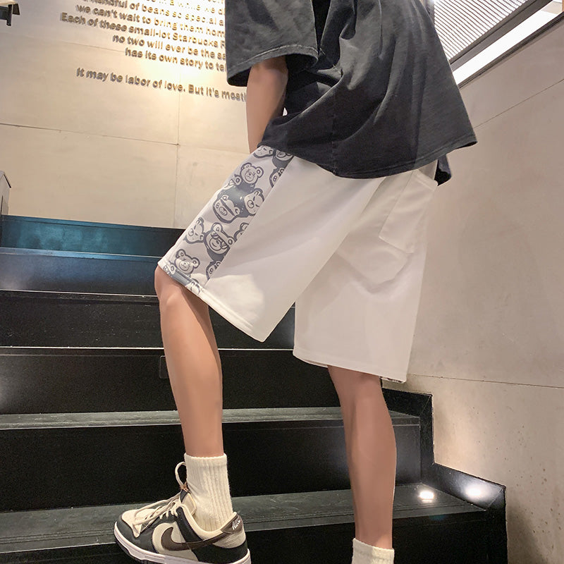 Men Animal Printed Low-Rise Shorts